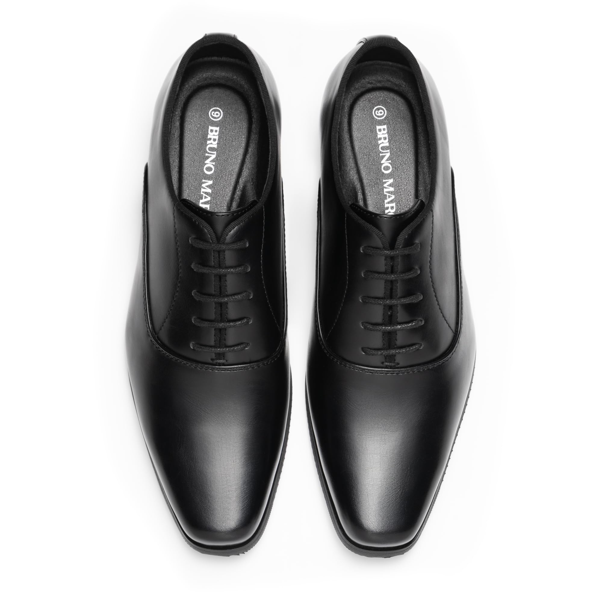 Bruno Marc Men's Dress Shoes Bussiness Formal Oxfords Wesley Lace Up Soft Plain-Toe