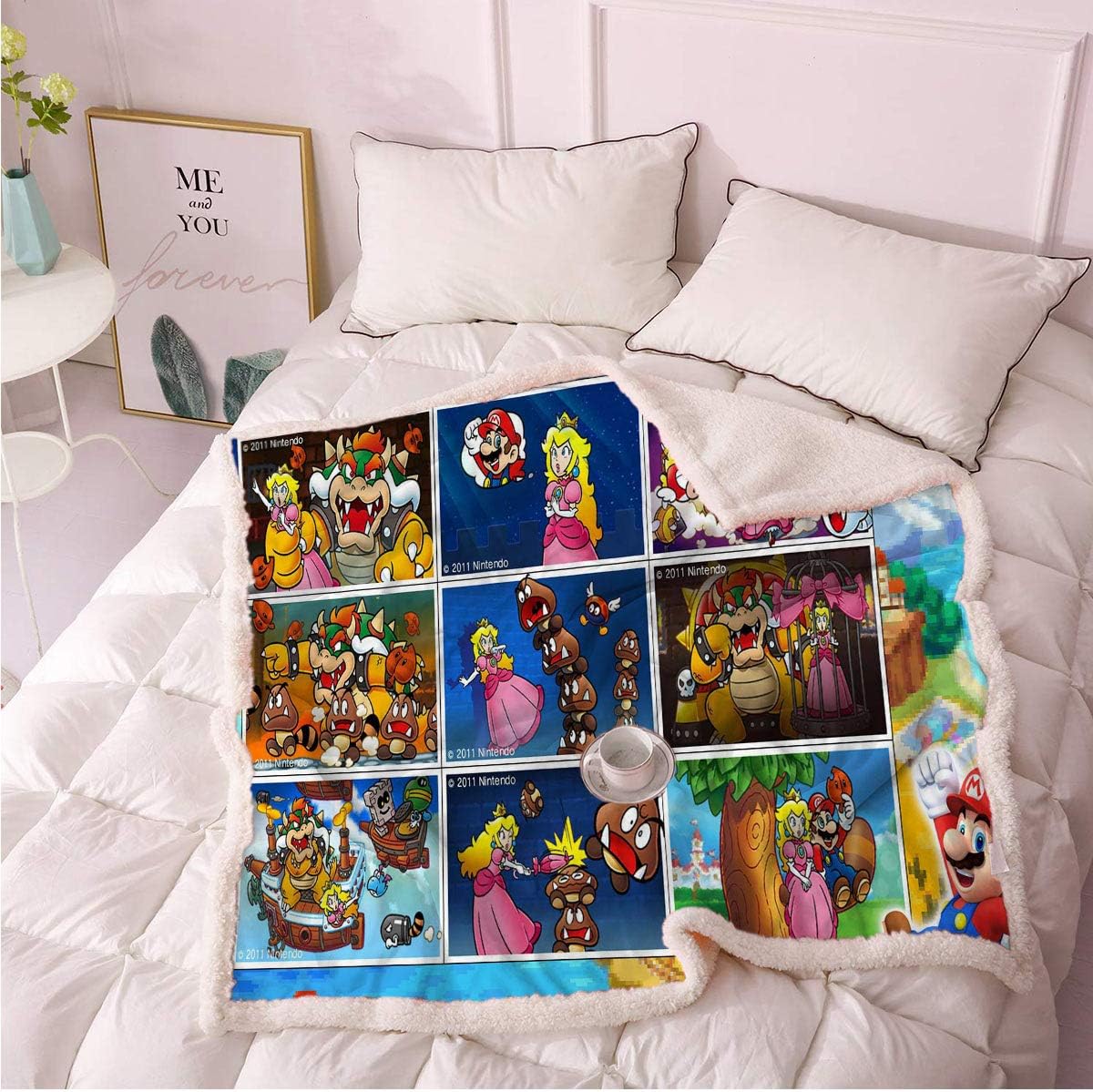 super mario crib bedding