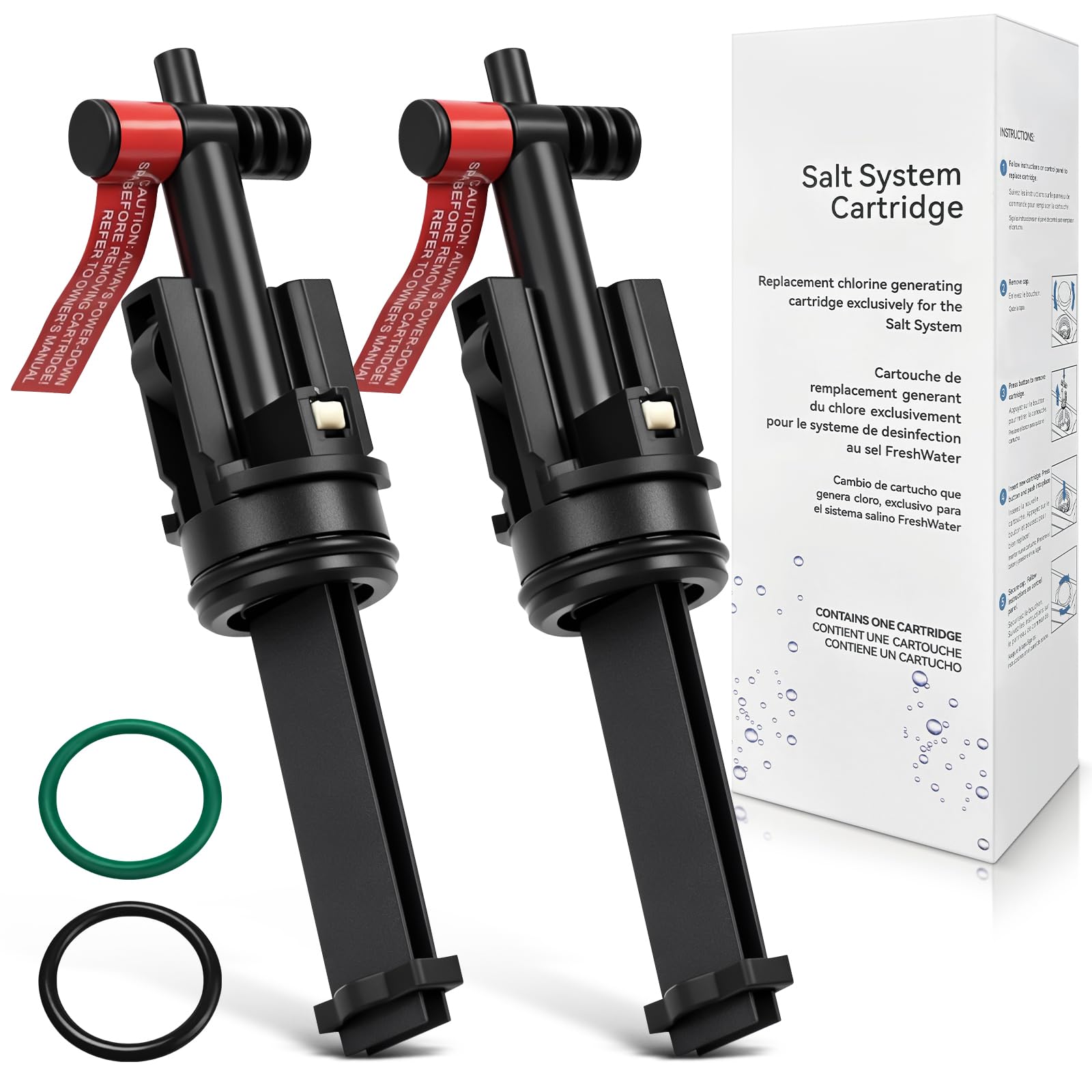 Photo 1 of ***************THIS IS ONLY A 1 PACK***********
lodfGL Salt System Cartridge Replacement for Hot Springs Salt Cartridge, Hot Tub Spa Salt Water Treatment Compatible with Highlife, Limelight, Caldera Utopia, Paradise — Up to 4 Months Each, 2Pack