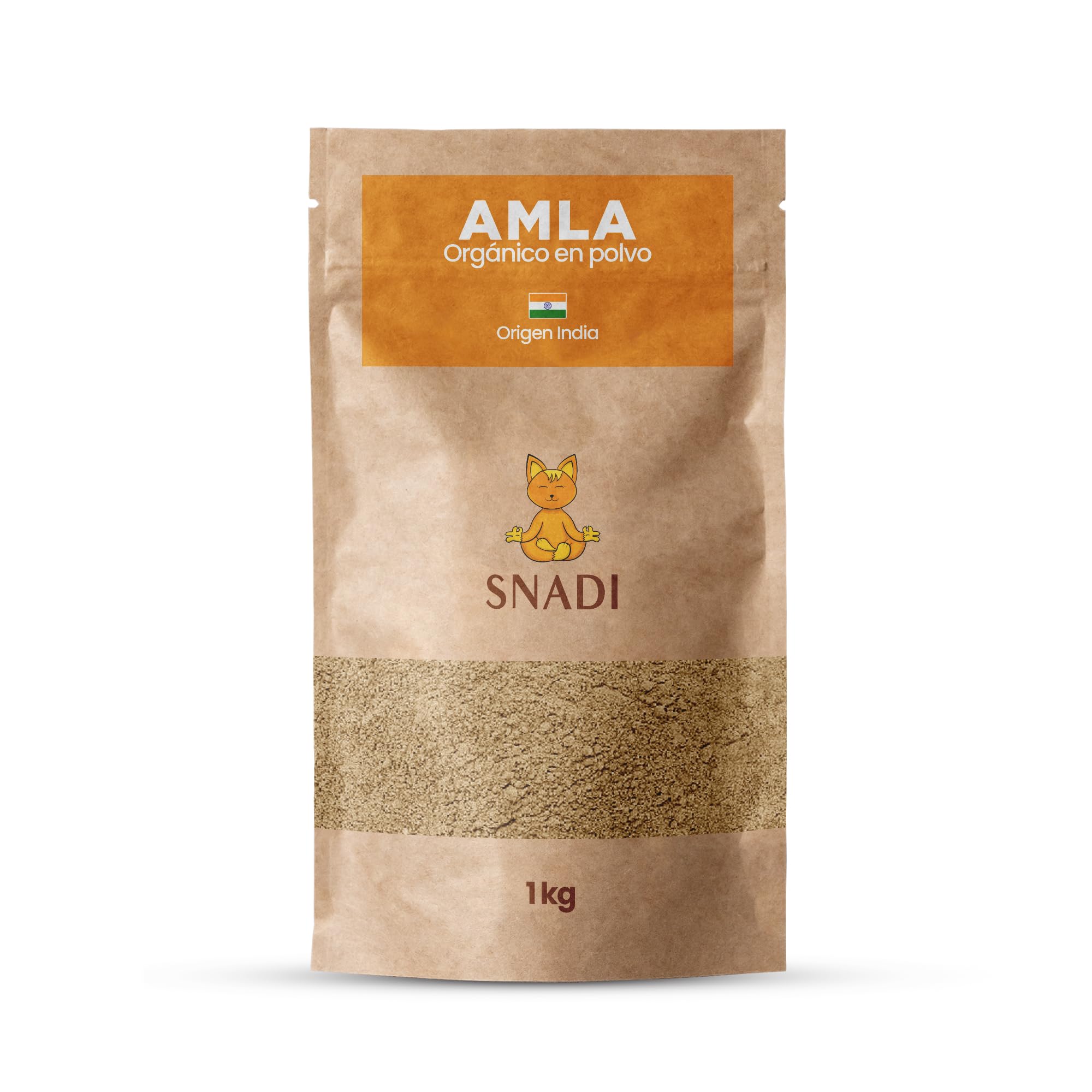 Snadi - 1 kg - Authentic Indian Amla Powder for Hair | Natural Strengthening and Revitalizing | Eco-Friendly Packaging | Organic, Pure and Natural Product | Versatile in Hair Care
