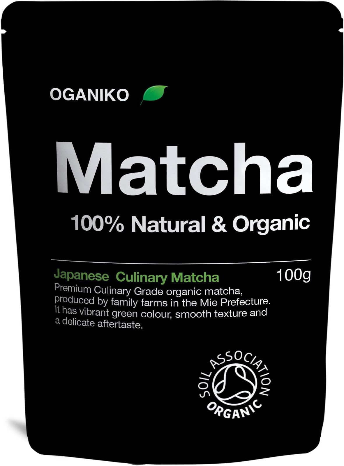 Organic Japanese Matcha Green Tea Powder - 100g by Oganiko