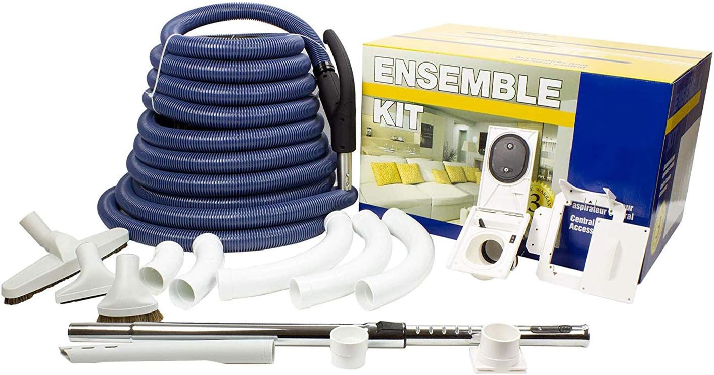 HideAHose Rapid Flex Retractable Hose Central Vacuum System Without Hose Cover Accessories HideAHose Rapid Flex Retractable Hose Central Vacuum System Without Hose Cover Accessories