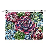 veirousa Succulent Plant Latch Hook Kits for