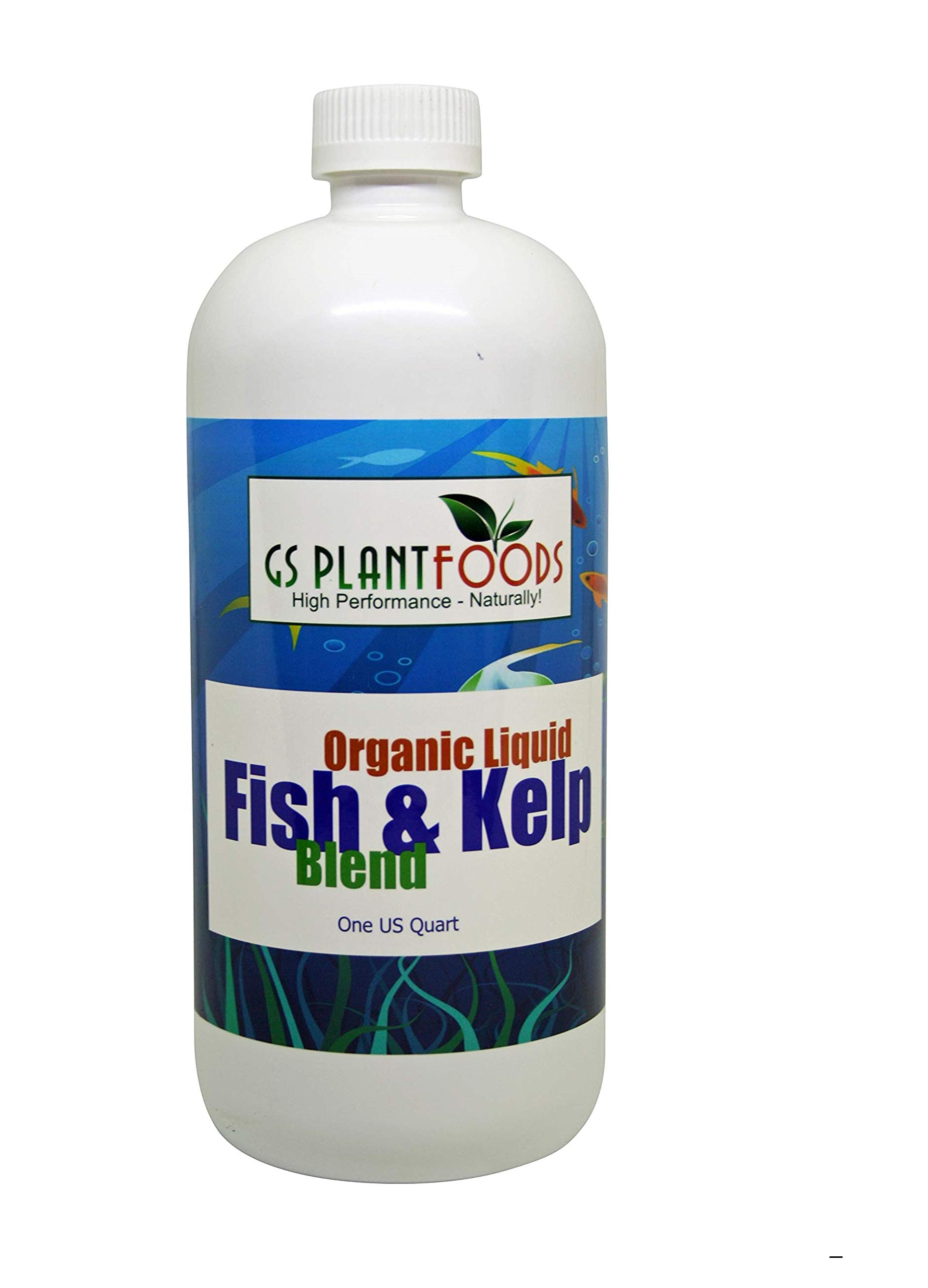Photo 1 of Omri Listed Fish & Kelp Fertilizer for Plants by GS Plant Foods (36oz) - Organic Fertilizer for Vegetables, Trees, Lawns, Shrubs, Flowers, Seeds & Plants - Hydrolyzed Fish and Seaweed Blend