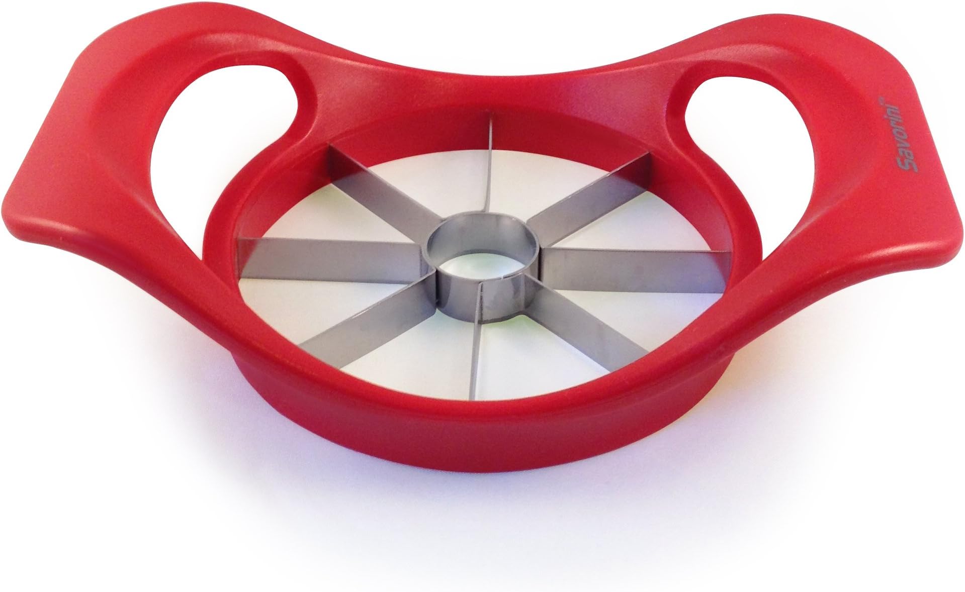 Apple Corer Slicer, Large 4-1/8" diameter, Fruit Cutter Divider - Free Bonus Gift - Stainless Steel