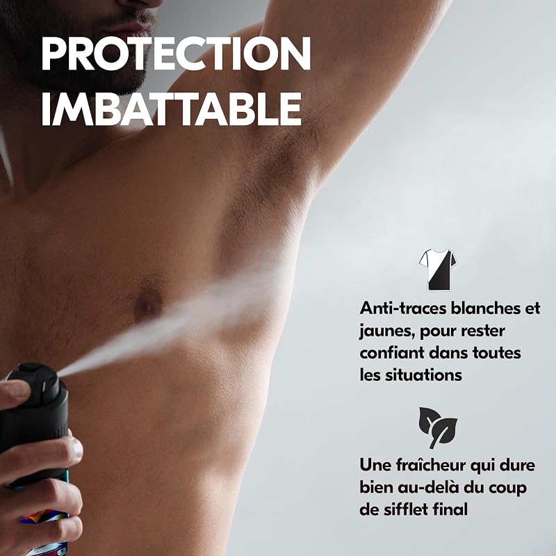 Coffret FIFA World Cup 2026TM Superstar Collection, Déodorants Spray Anti-transpirants Homme, Protection 72H Contre Transpiration & Odeurs, Idée Cadeau pour Fan, Invisible Ice Fresh, 6 x 150ml