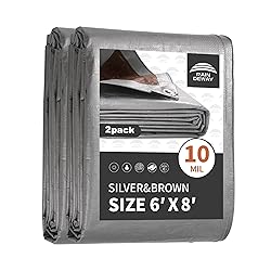Tarps Heavy Duty Waterproof 6x8 Feet