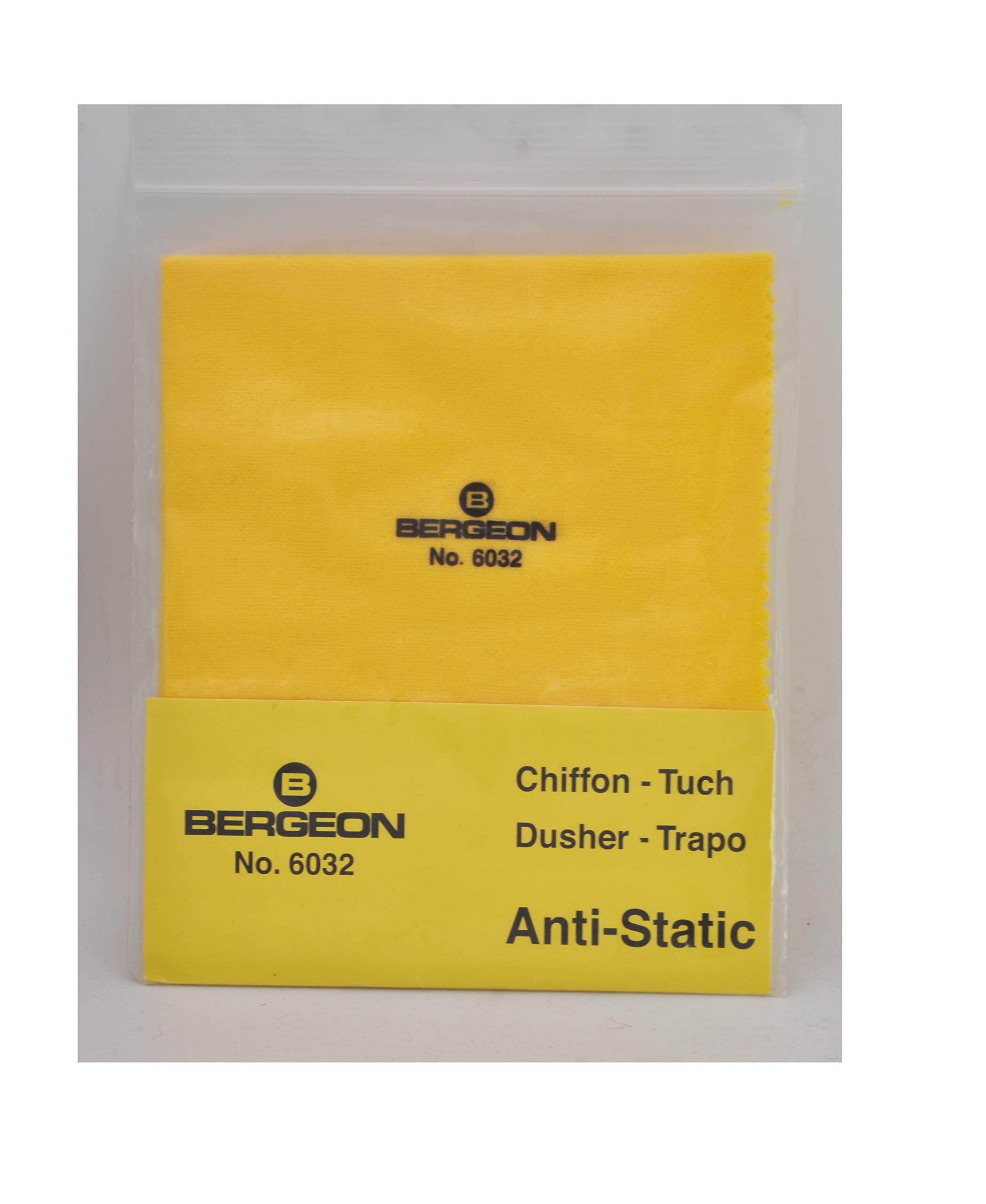 Bergeon 6032 Anti-Static Cloth Anti Static Watch Glasses Glass Bakelite