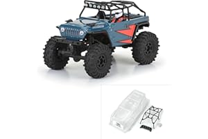Pro-Line Racing 2004 Jeep LJ Clear Body with Trail Cage for Axial SCX24 PRO366400