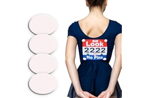 BIBBOARDS DanceSNAPS Bib Clips - Safety Lock Fasteners - Secures Dance Competition & Dance Conventions Event Numbers, Non-Magnetic, Easy to Use - Replacement for Pins & Magnets