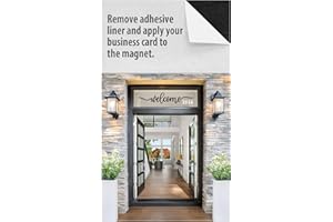 MEDIZ 2026 Peel and Stick Magnetic Business Card Calendars, Box of 100, Includes Envelopes, Mail for 1oz Rate, Great Sales Marketing Tool (Welcome Home - 100 Pack)