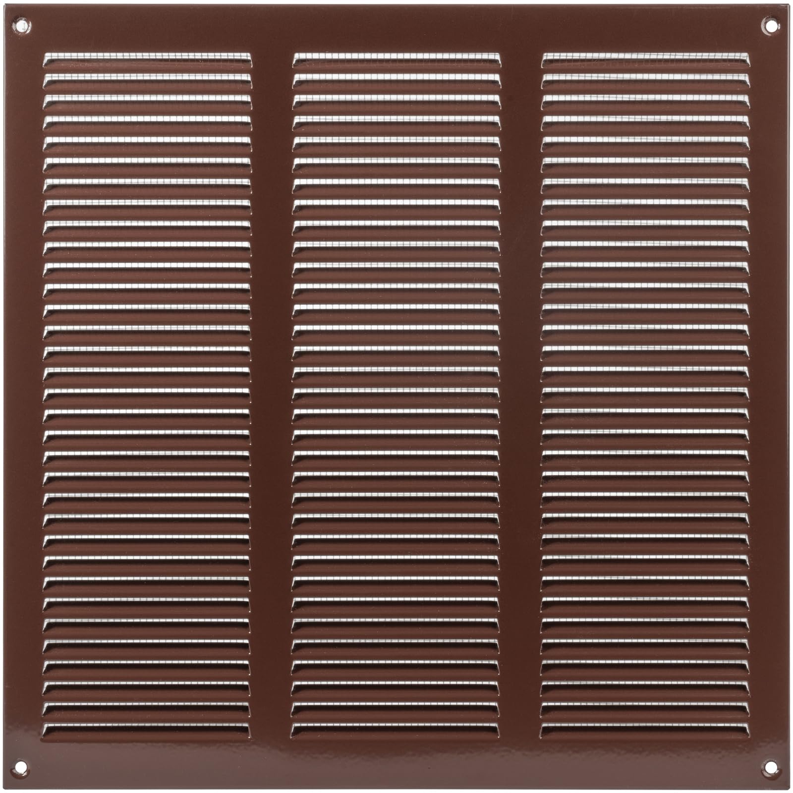 Photo 1 of Vent Systems 12" x 12" Inch (Overall Dimensions) - Brown - Air Vent Cover Metal Air Return Grill with Built in Pest Guard Screen HVAC Vent Duct Cover for Home Improvement