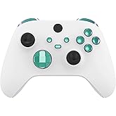 eXtremeRate Replacement Buttons for Xbox Core Wireless Controller, Chameleon Green Purple Bumpers Trigers Dpad ABXY Start Back Sync Share Keys Accessories Parts for Xbox Series X & S Controller