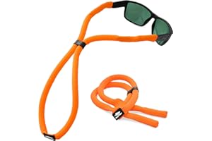Pilotfish Floating Sunglasses Strap, Adjustable, Waterproof, High Visibility, Neoprene Holder for Men & Women