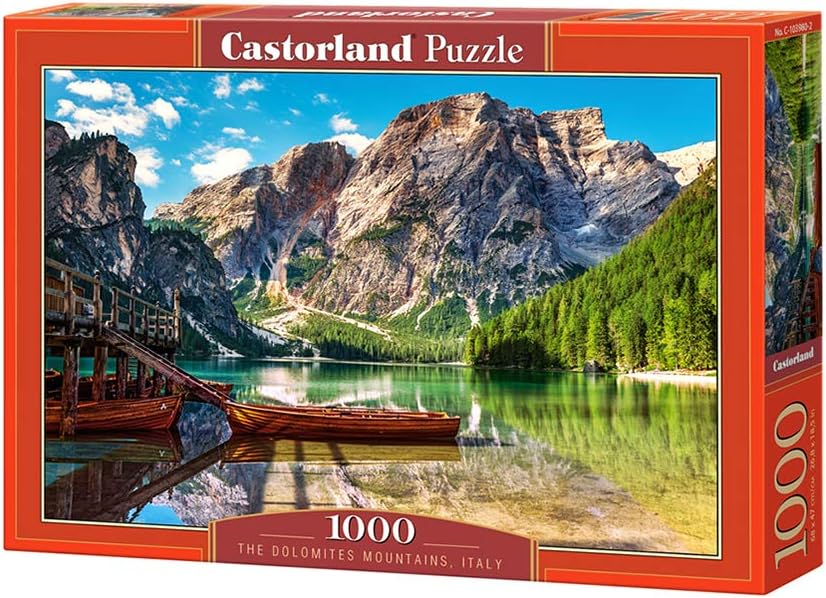 Puzzles for Adults 1000 Piece - Jigsaw Puzzles โ The Dolomites Mountains, Italy - Family Puzzles โ Easy Jigsaw Puzzle - Mountain Puzzle - Puzzle Scenery - Nature Puzzles - Scenic Jigsaw