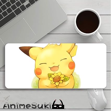 Amazon Animesuki ポケモン ピカチュウ 多機能 大判マウスパッド 漫画 アニメ オフィスホ ーム テーブルマット 滑り止め 防水 防汚 耐摩耗性 掃除が簡単 合成素材 900 400 4mm Little Hippo マウスパッド 通販