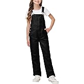 AOBUTE Kids Bib Overalls Boys Adjustable Straps Jumpsuit Durable Work Coverall 5-15 Years