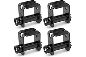 SENKEYFE Standard Profile Sliding Trailer Winch, 5500LBS Solid Steel Flatbed Trailer Cargo Winch for Double L Tracks, 4" Winc