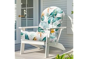 Waterproof Adirondack Chair Cushion, Thickened Adirondack Rocking Chair Cushion，Indoor Outdoor Rocking Chair Cushions High Ba