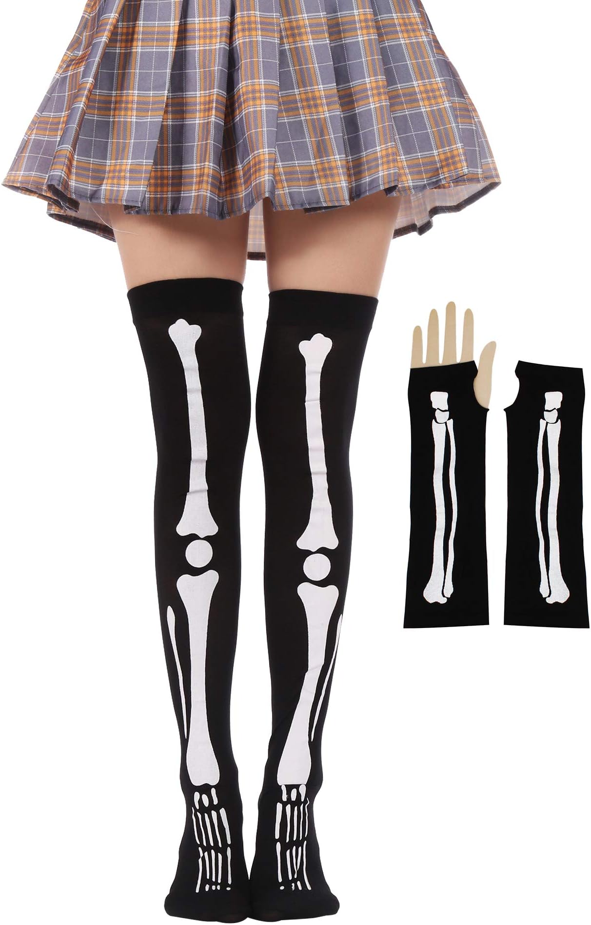 WISPARK Over Knee Long Stockings Costume Thigh High Tights Pantyhose Saint Patrick's Socks