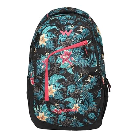 Wildcraft Maestro Flora Black 35 Ltrs Laptop Backpaack