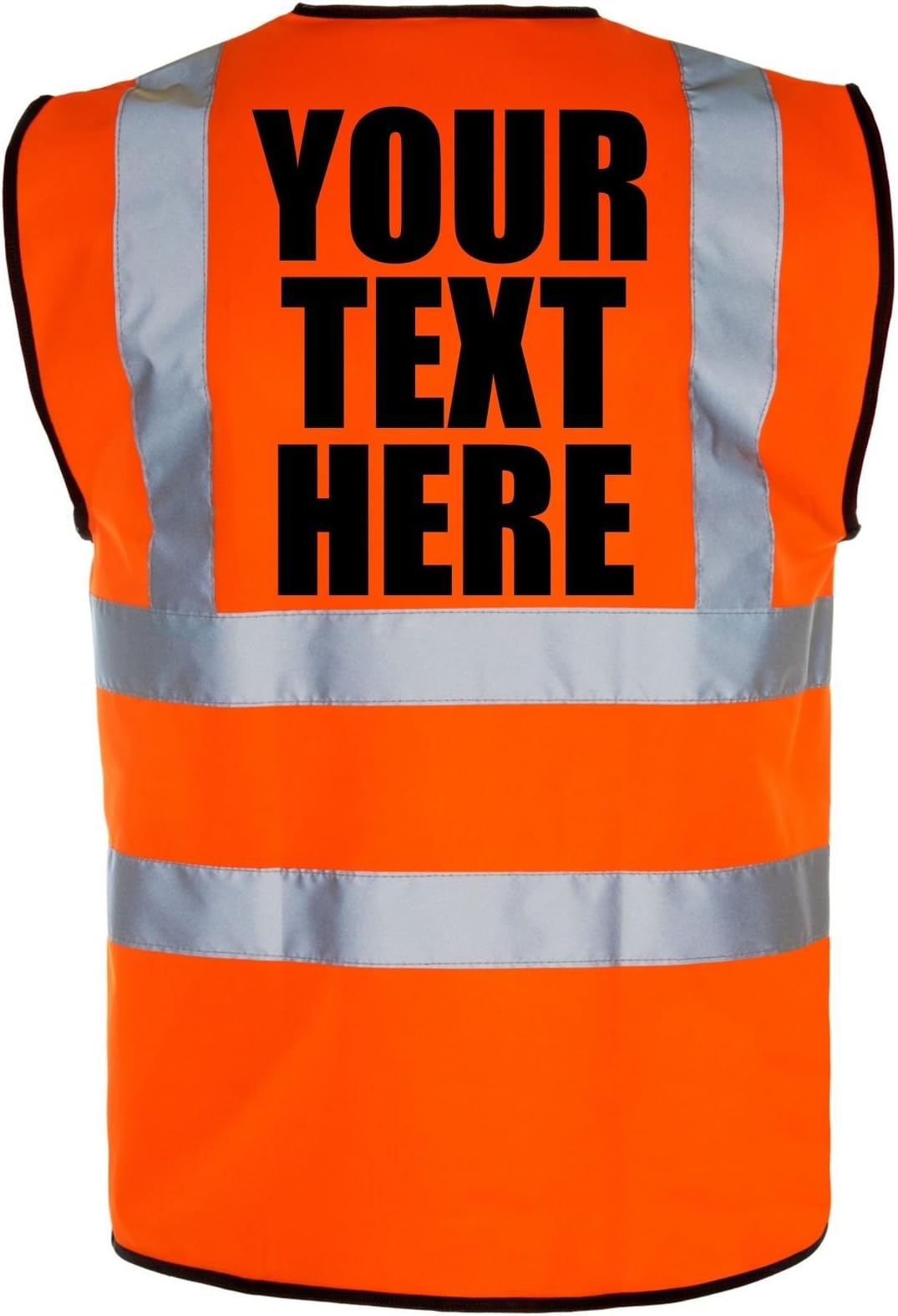 Personalised Printed Hi-Vis High-Viz Visibility Safety Vest/Waistcoat
