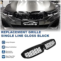 BILLDIO G20 Grill - Black Kidney Grille Compatible