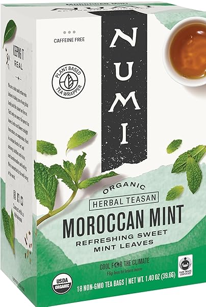 NUMI TEAS ORGANIC TEAS AND TEASANS, MOROCCAN MINT