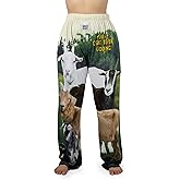 BRIEF INSANITY Goat Lounge Pajama Pants for Men and Women | Humorous, Funny, Comfortable Bottoms - Goat to be Kidding Print