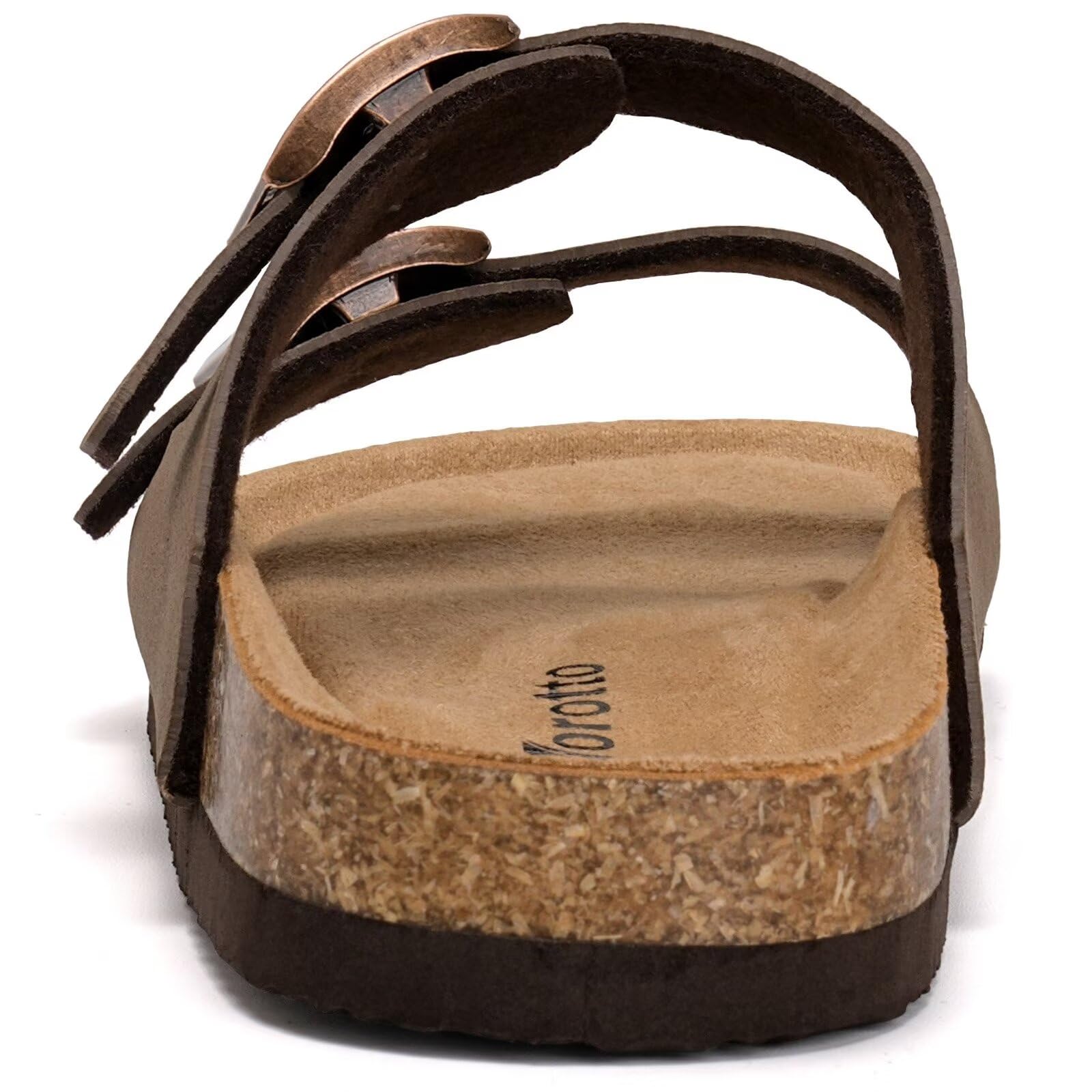 Torotto Kids Sandals Boys Girls Slide Summer Non-slip Cork Glitter Toddler Slippers with Adjustable Straps for Indoor & Outdoor