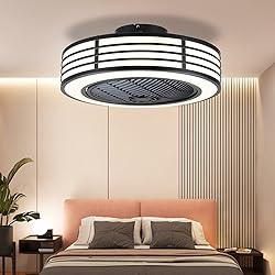 Asyko Bladeless Ceiling Fan - 22" Low Profile Flush