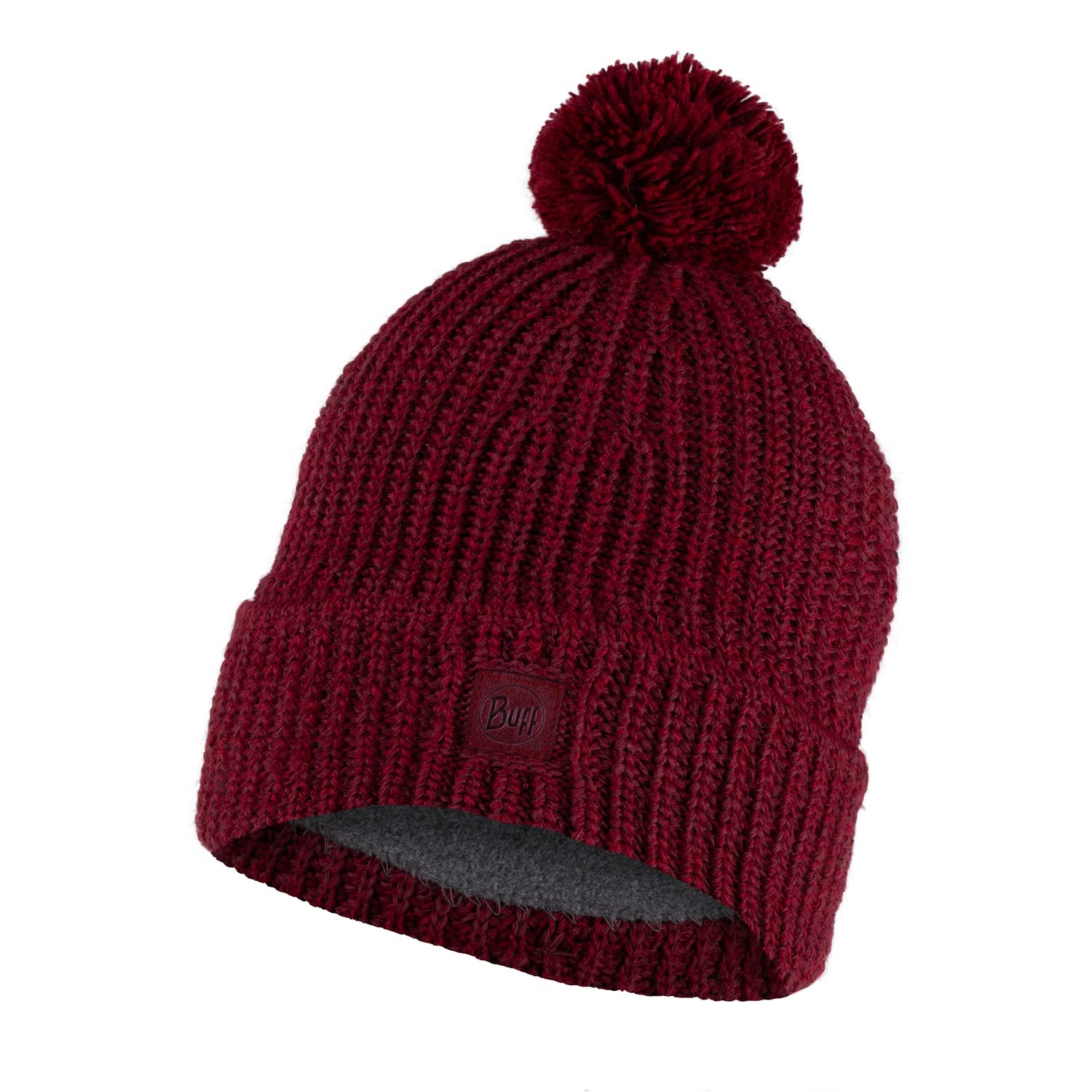 Buff Knitted & Polar Beanie VAED MAHOGANY Unisex One size