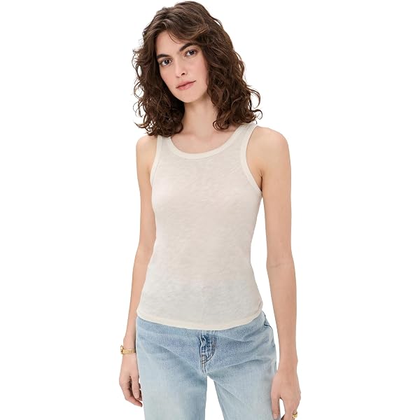 Amazon.com: Z SUPPLY Women's Second Skin Racer Tank Parchment Xl