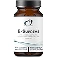 Designs for Health B-Supreme - B Vitamin Complex with B1, B2, B3, B6 + B12, Includes Active Folate (Methylfolate), TMG + Chol