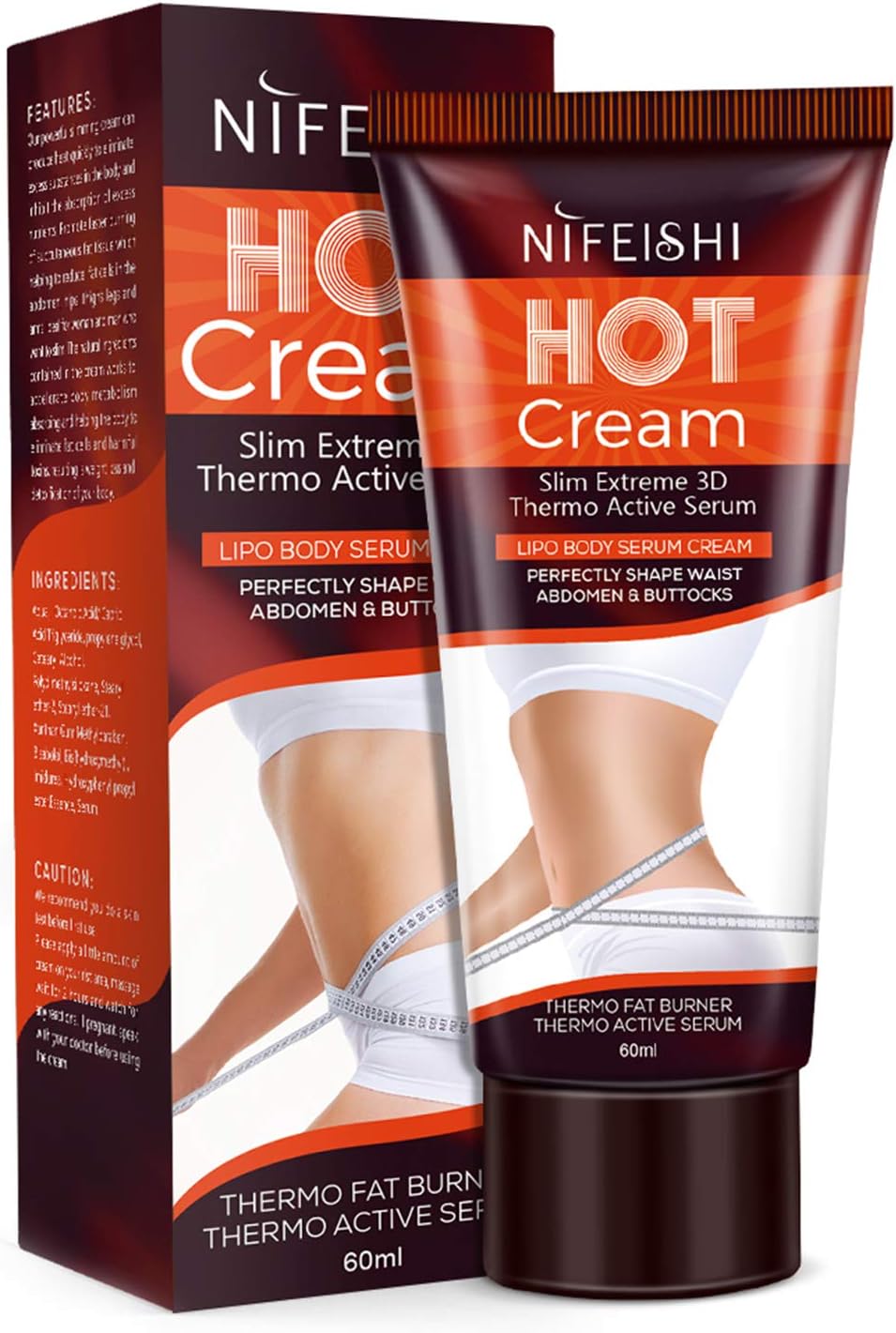 Hot Cream, Fat Burning Cream for Women and Men, Cellulite Slimming and Firming Cream for Waist, Belly and Thighs