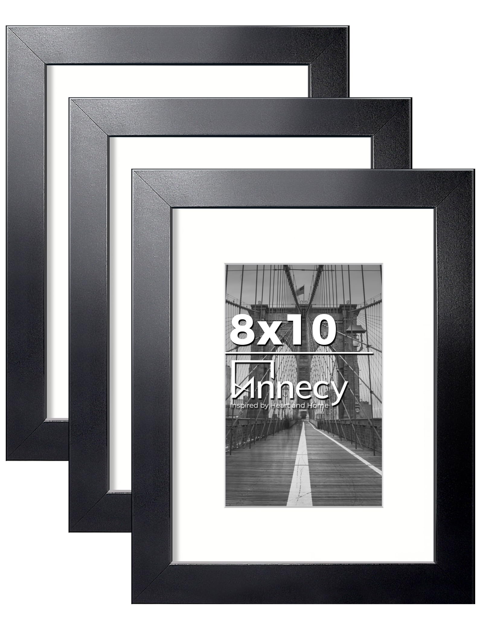 Annecy 8x10 Picture Frame Set of 3, Display
