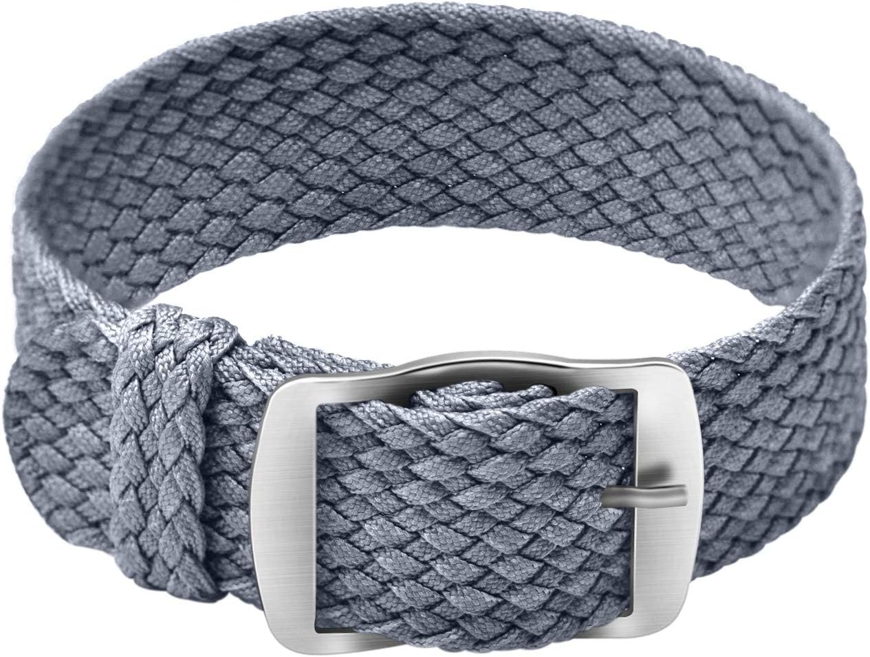 Ullchro Nylon Watch Strap Perlon Braided Woven Watch Band NATO Men Women - 14, 16, 18, 20, 22 mm