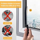SUOXU Crevice Cleaning Brush 6Pcs Deep Cleaner for Grooves Tile Sink Kitchen view 2
