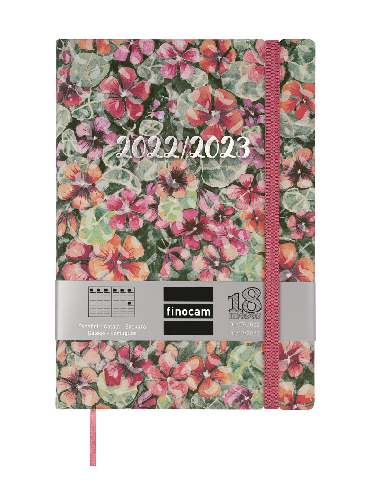 Finocam - Planner 2022 2023 Mara 18 Months Week to View July 2022 - December 2023 (18 Months) Girl
