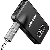 Mpow BH129 Bluetooth Receiver for Car, Aux Bluetooth Car Adapter 5.0 for Wired Speakers/Headphones/Home Music Streaming Stere