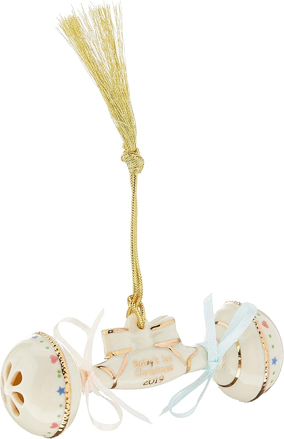 baby rattle ornament