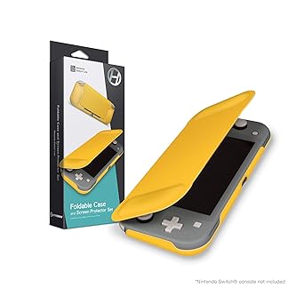 Amazon Com Hyperkin Foldable Case And Screen Protector Set For Nintendo Switch Lite Yellow Nintendo Switch Video Games