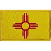 OFC-P New Mexico Flag Patch Tactical Military Patches - Hook and Loop Fastener