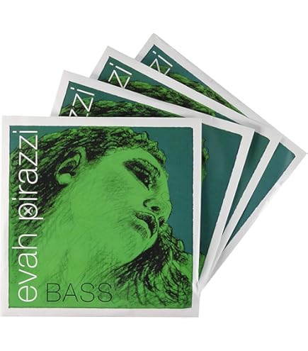 Amazon.com: Pirastro Evah Pirazzi 3/4 String Bass String Set