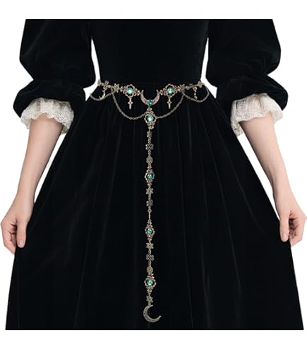 Amazon.com: Western Belt Chain Belt Body Jewelry for Women  display picture 1