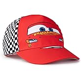 Disney Cars Lightning McQueen Baseball Cap for Kids | Adjustable Red Hat | Boys Sun Hat