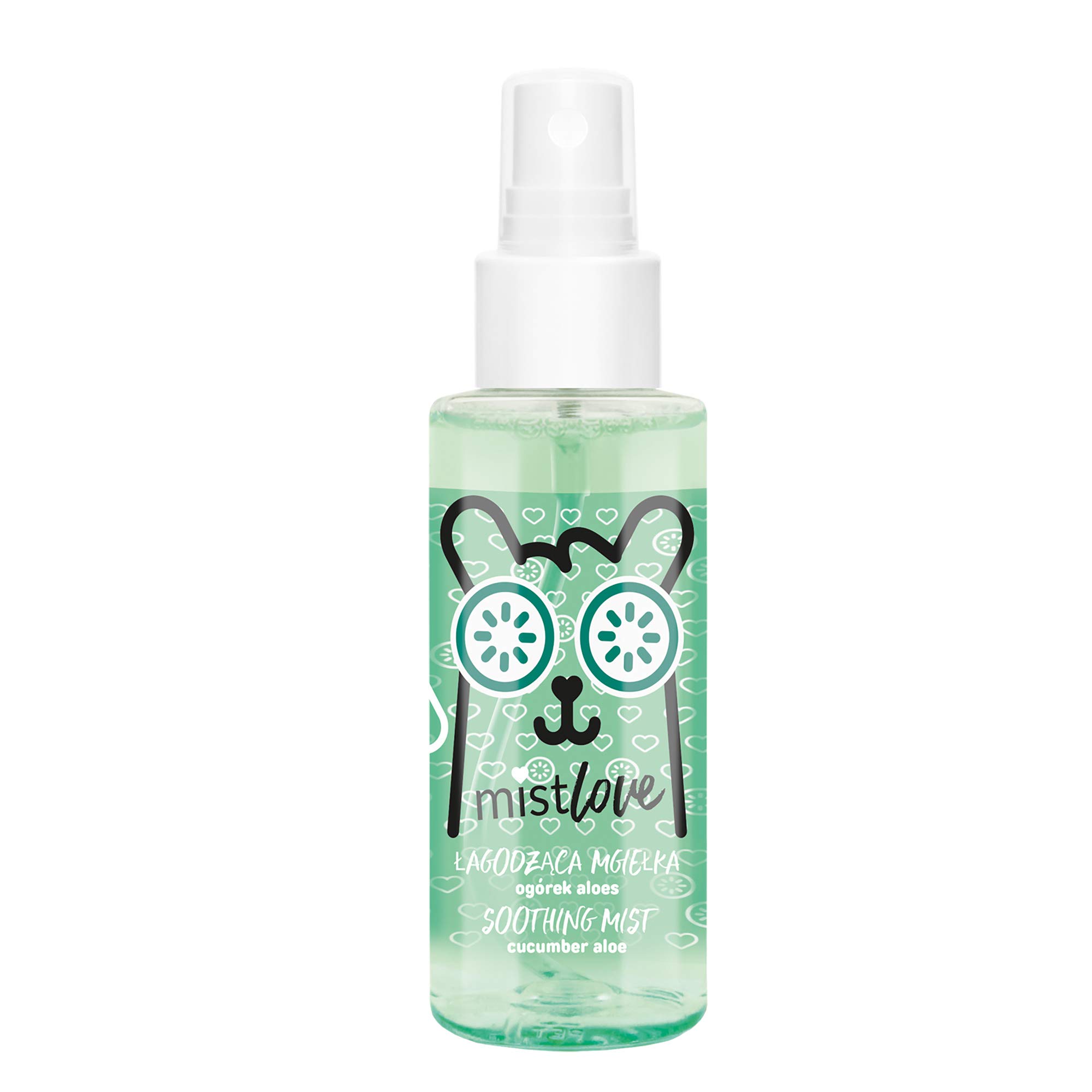 FLOSLEK Soothing Face Mist Cucumber Aloe | 95ml | Hydro Boost Express Hydrating Spray | Contains Aloe Juice | Moisture Bomb for Dry & Sensitive Skin | Cruelty-Free & Vegan