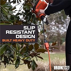 IRON FORGE CABLE 50 Ft Orange Extension Cord - 16/3