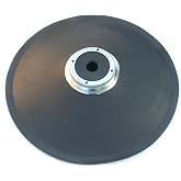 AMZ684780-1.25M; Solid Molded Rubber Grease Follower Plate for 120LB(16 Gal) (54.4KG) Drum w/ 1-1/4&rdquo; Dia downtube.; Make Sure Your Pump downtube is 1-1/4"
