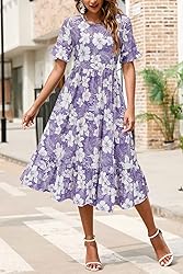 STYLEWORD Women's Summer 2025 Casual Short Sleeve